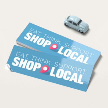 shop local sticker